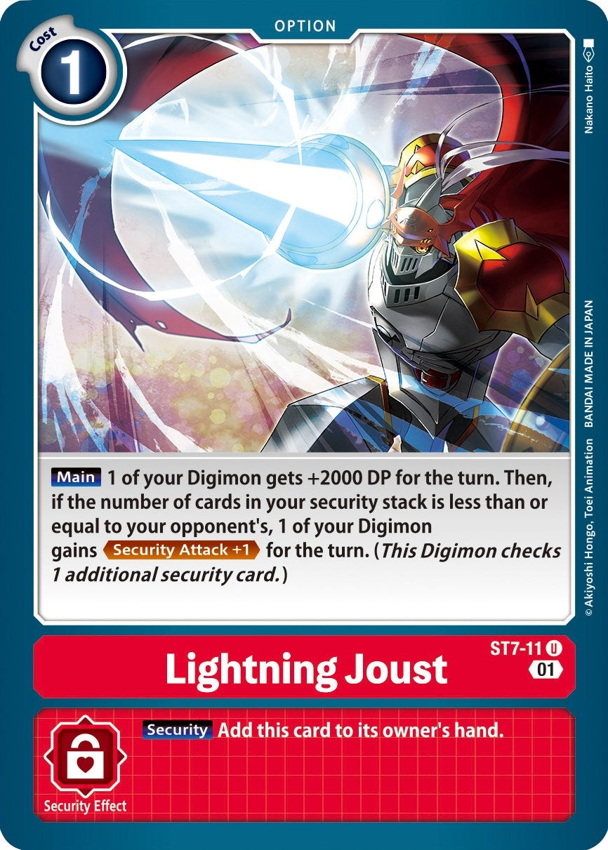 Image for Lightning Joust (ST7-11 U) (Starter Deck 07: Gallantmon) - Digimon Card Game