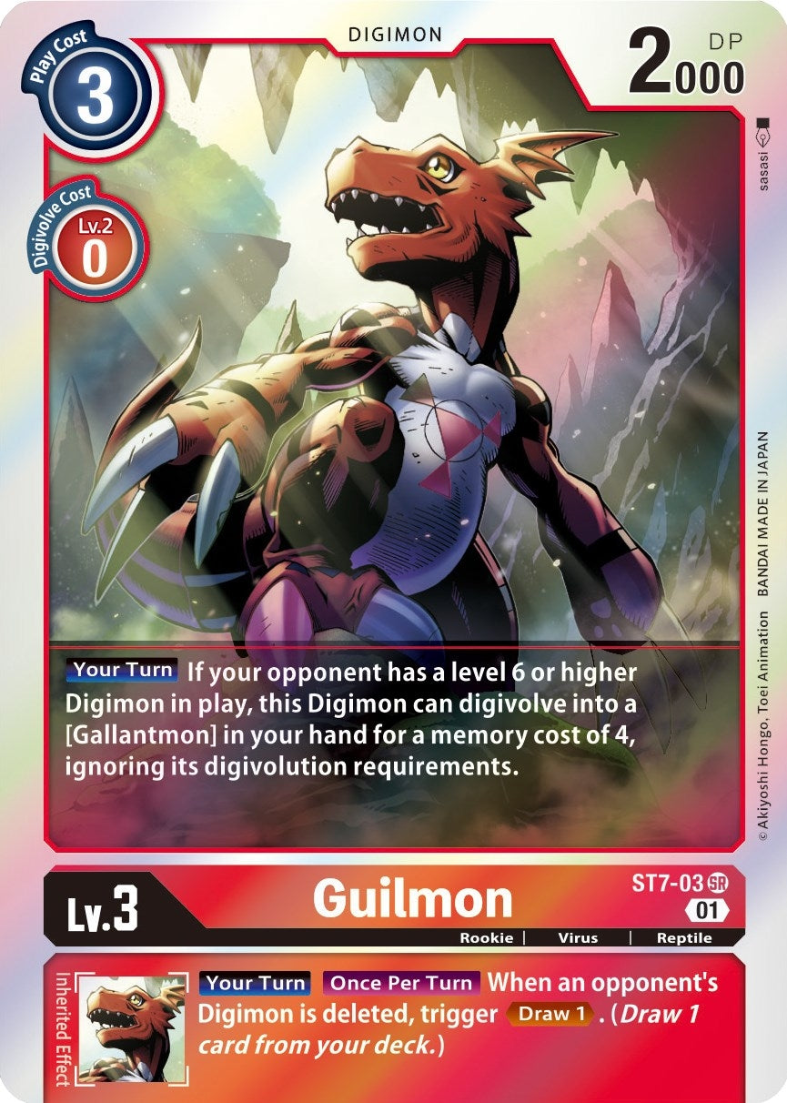 Image for Guilmon (ST7-03 SR) (Starter Deck 07: Gallantmon) - Digimon Card Game