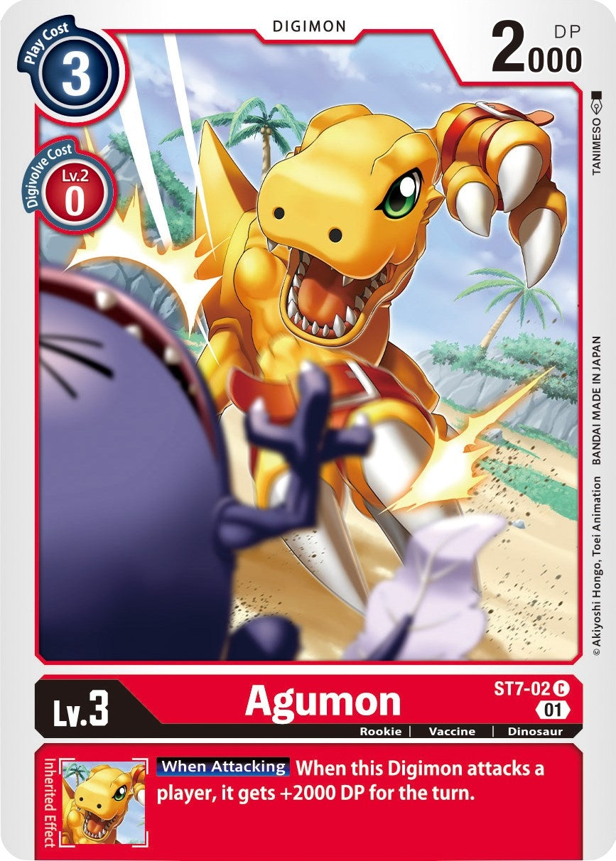 Image for Agumon (ST7-02 C) (Starter Deck 07: Gallantmon) - Digimon Card Game
