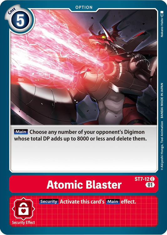 Image for Atomic Blaster (ST7-12 C) (Starter Deck 07: Gallantmon) - Digimon Card Game