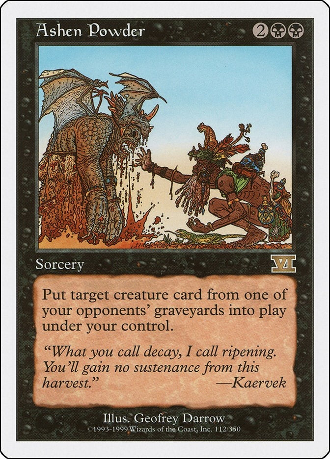 Image for Ashen Powder (112) (Classic Sixth Edition) - Magic: The Gathering