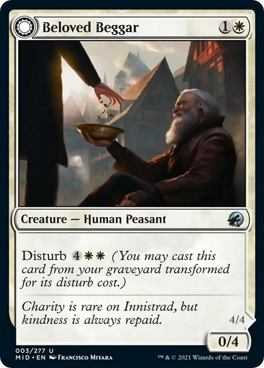 Image for Beloved Beggar (3) (Innistrad: Midnight Hunt) - Magic: The Gathering