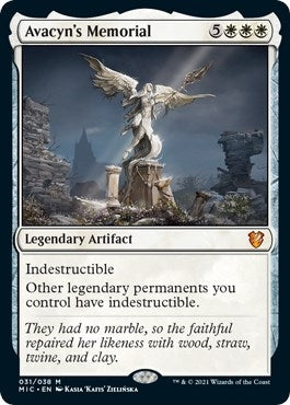 Image for Avacyn's Memorial (31) (Commander: Innistrad: Midnight Hunt) - Magic: The Gathering