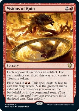 Image for Visions of Ruin (36) (Commander: Innistrad: Midnight Hunt) - Magic: The Gathering