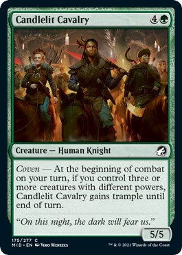 Image for Candlelit Cavalry (175) (Innistrad: Midnight Hunt) - Magic: The Gathering