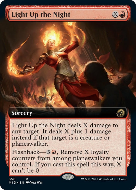 Image for Light Up the Night (Extended Art) (356) (Innistrad: Midnight Hunt) - Magic: The Gathering