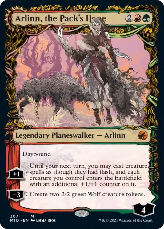 Image for Arlinn, the Pack's Hope (Showcase) (307) (Innistrad: Midnight Hunt) - Magic: The Gathering