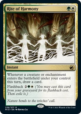 Image for Rite of Harmony (236) (Innistrad: Midnight Hunt) - Magic: The Gathering
