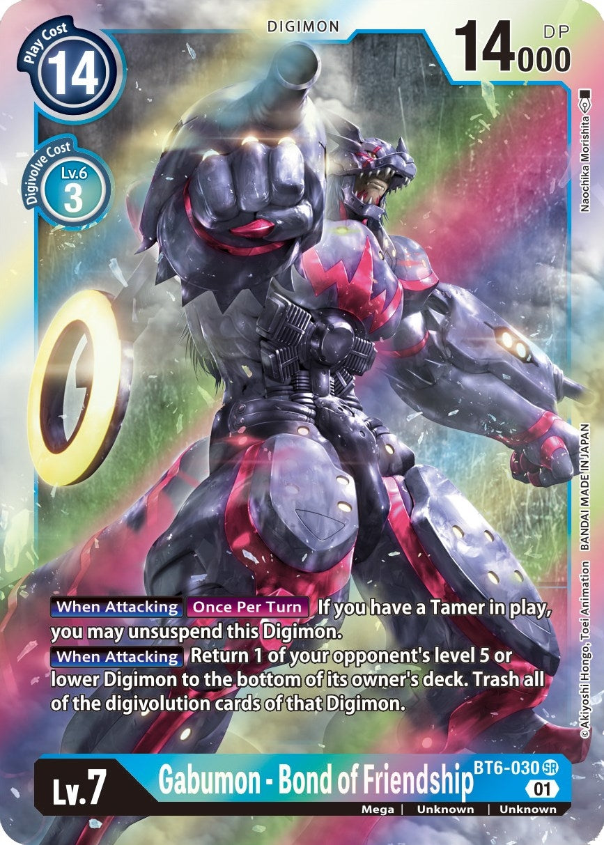 Image for Gabumon - Bond of Friendship (BT6-030 SR) (Double Diamond) - Digimon Card Game