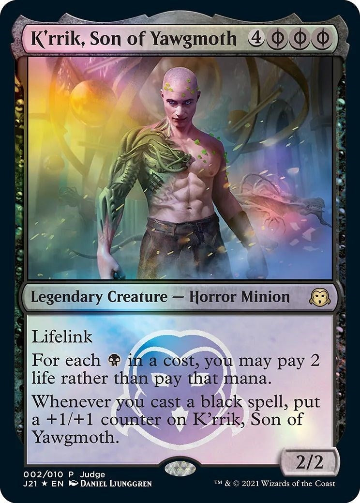Image for K'rrik, Son of Yawgmoth (2) (Judge Promos) - Magic: The Gathering