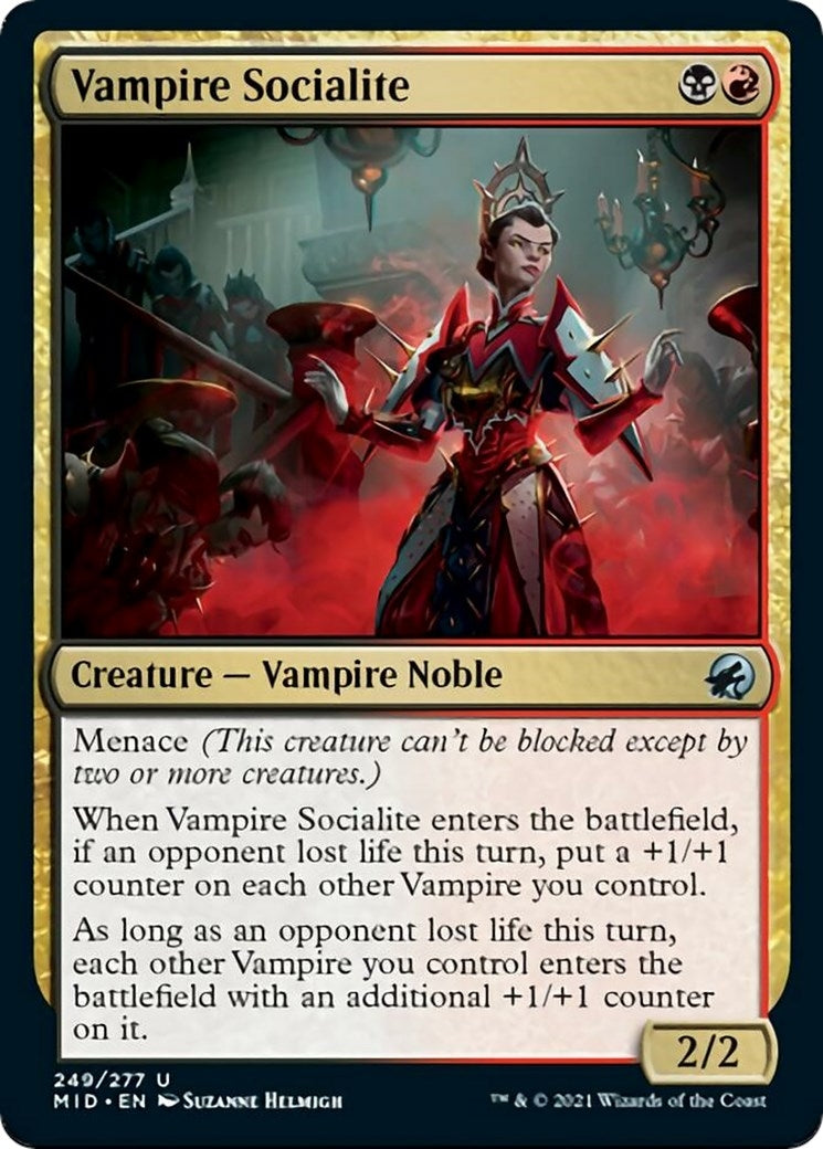 Image for Vampire Socialite (249) (Innistrad: Midnight Hunt) - Magic: The Gathering