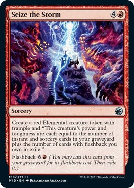 Image for Seize the Storm (158) (Innistrad: Midnight Hunt) - Magic: The Gathering
