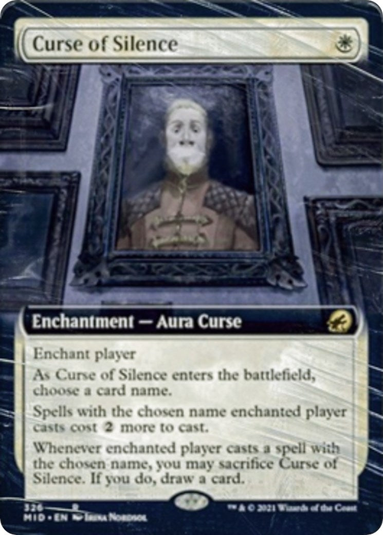 Image for Curse of Silence (Extended Art) (326) (Innistrad: Midnight Hunt) - Magic: The Gathering