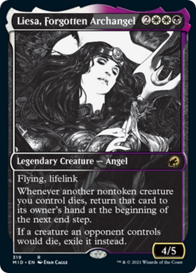 Image for Liesa, Forgotten Archangel (Showcase) (319) (Innistrad: Midnight Hunt) - Magic: The Gathering