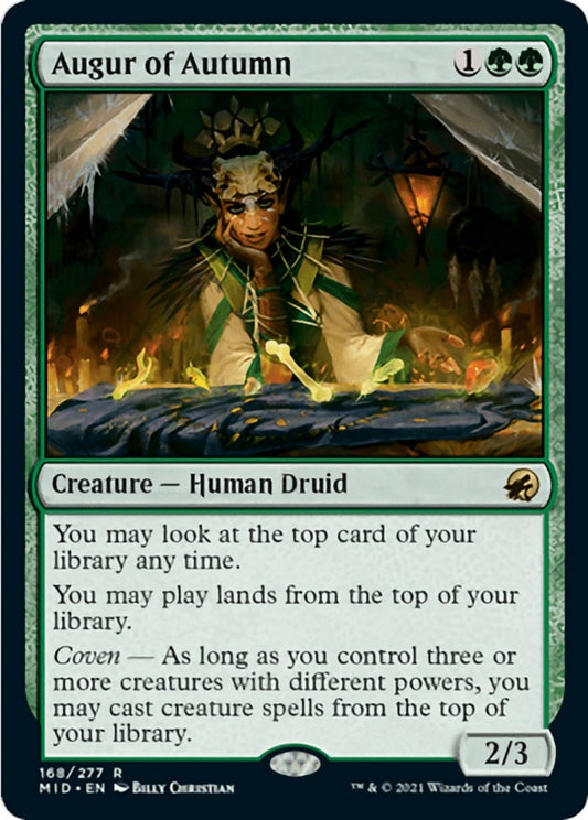 Image for Augur of Autumn (168) (Innistrad: Midnight Hunt) - Magic: The Gathering