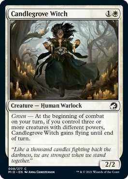 Image for Candlegrove Witch (8) (Innistrad: Midnight Hunt) - Magic: The Gathering