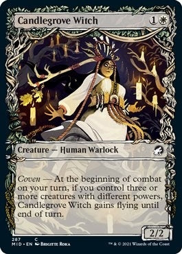 Image for Candlegrove Witch (Showcase) (287) (Innistrad: Midnight Hunt) - Magic: The Gathering