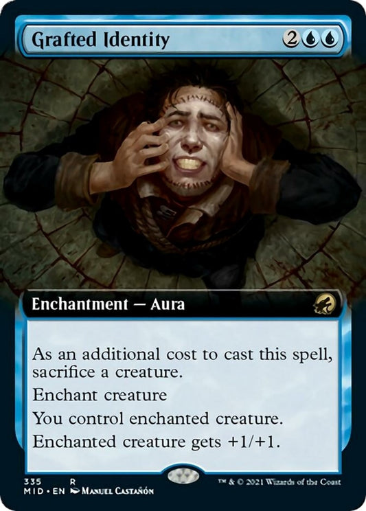 Image for Grafted Identity (Extended Art) (335) (Innistrad: Midnight Hunt) - Magic: The Gathering