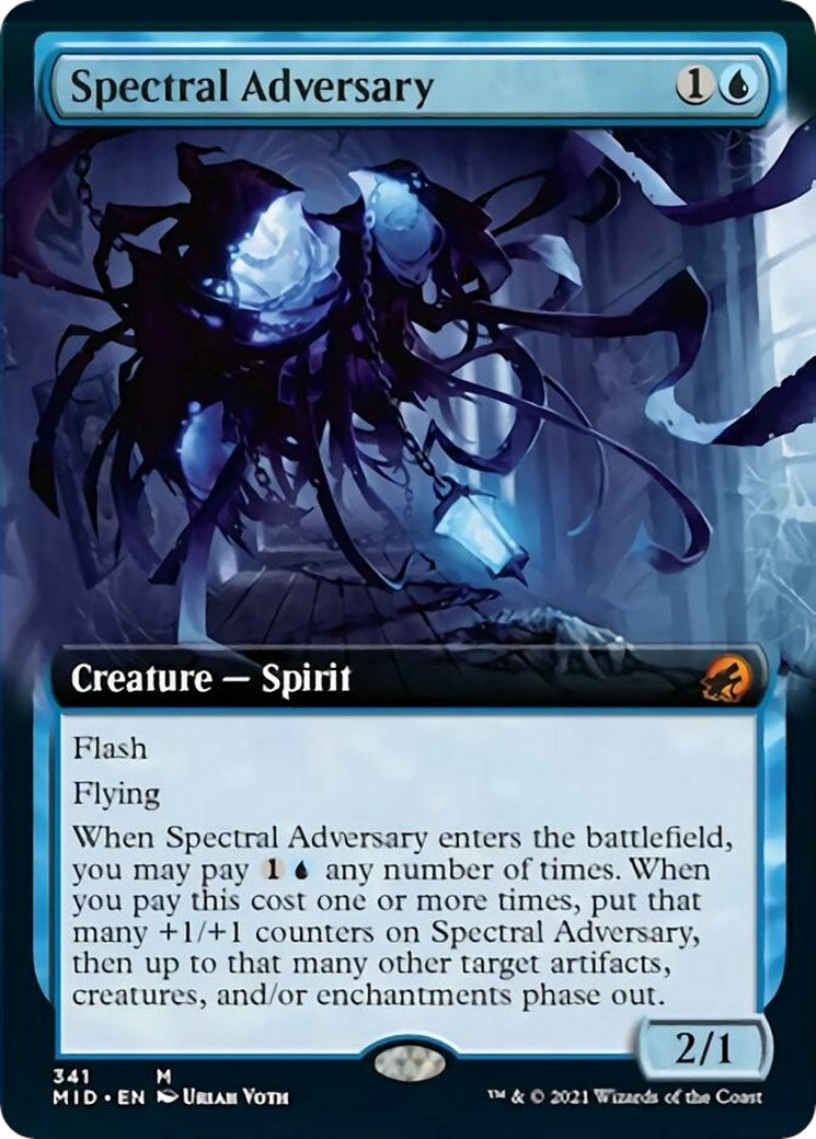 Image for Spectral Adversary (Extended Art) (341) (Innistrad: Midnight Hunt) - Magic: The Gathering