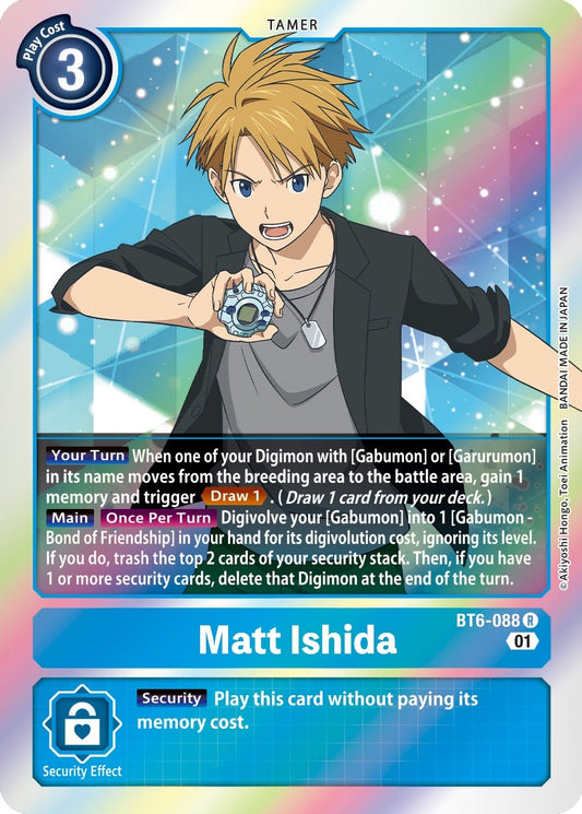 Image for Matt Ishida (BT6-088 R) (Double Diamond) - Digimon Card Game
