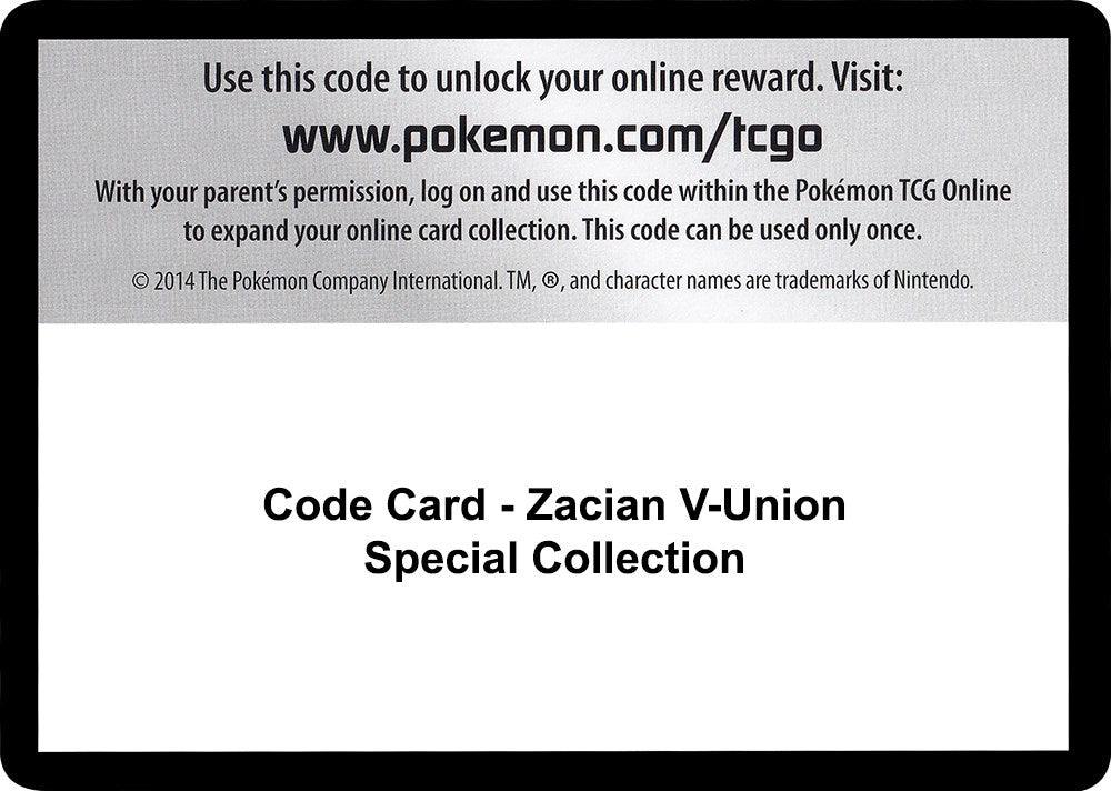 Image for Code Card - Zacian V-UNION Special Collection (SWSH07: Evolving Skies) - Pokemon