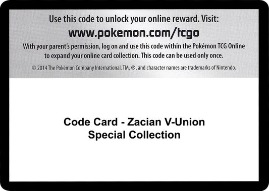 Image for Code Card - Zacian V-UNION Special Collection (SWSH07: Evolving Skies) - Pokemon