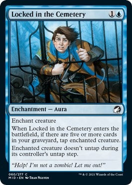 Image for Locked in the Cemetery (60) (Innistrad: Midnight Hunt) - Magic: The Gathering