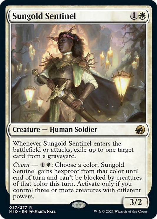 Image for Sungold Sentinel (37) (Innistrad: Midnight Hunt) - Magic: The Gathering