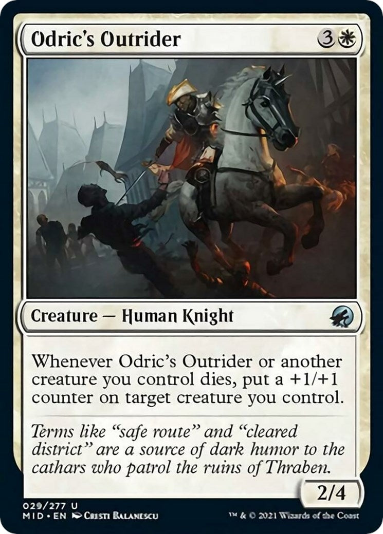 Image for Odric's Outrider (29) (Innistrad: Midnight Hunt) - Magic: The Gathering