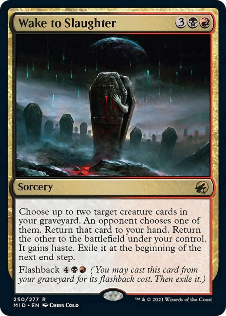 Image for Wake to Slaughter (250) (Innistrad: Midnight Hunt) - Magic: The Gathering