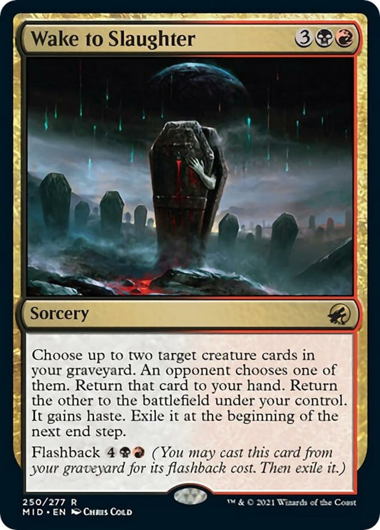Image for Wake to Slaughter (250) (Innistrad: Midnight Hunt) - Magic: The Gathering