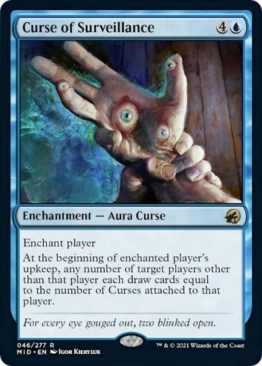 Image for Curse of Surveillance (46) (Innistrad: Midnight Hunt) - Magic: The Gathering