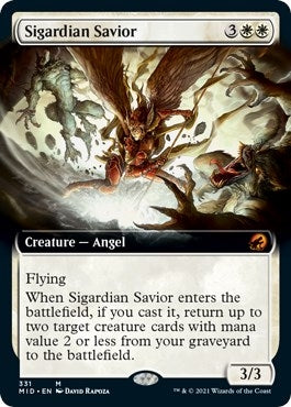 Image for Sigardian Savior (Extended Art) (331) (Innistrad: Midnight Hunt) - Magic: The Gathering