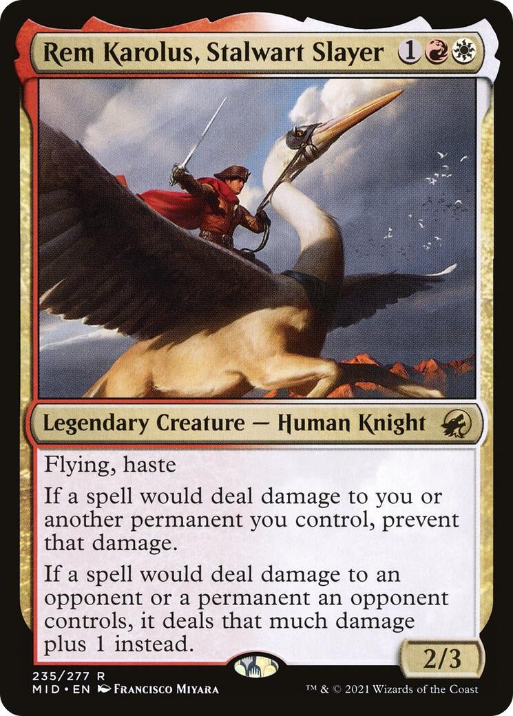 Image for Rem Karolus, Stalwart Slayer (235) (Innistrad: Midnight Hunt) - Magic: The Gathering