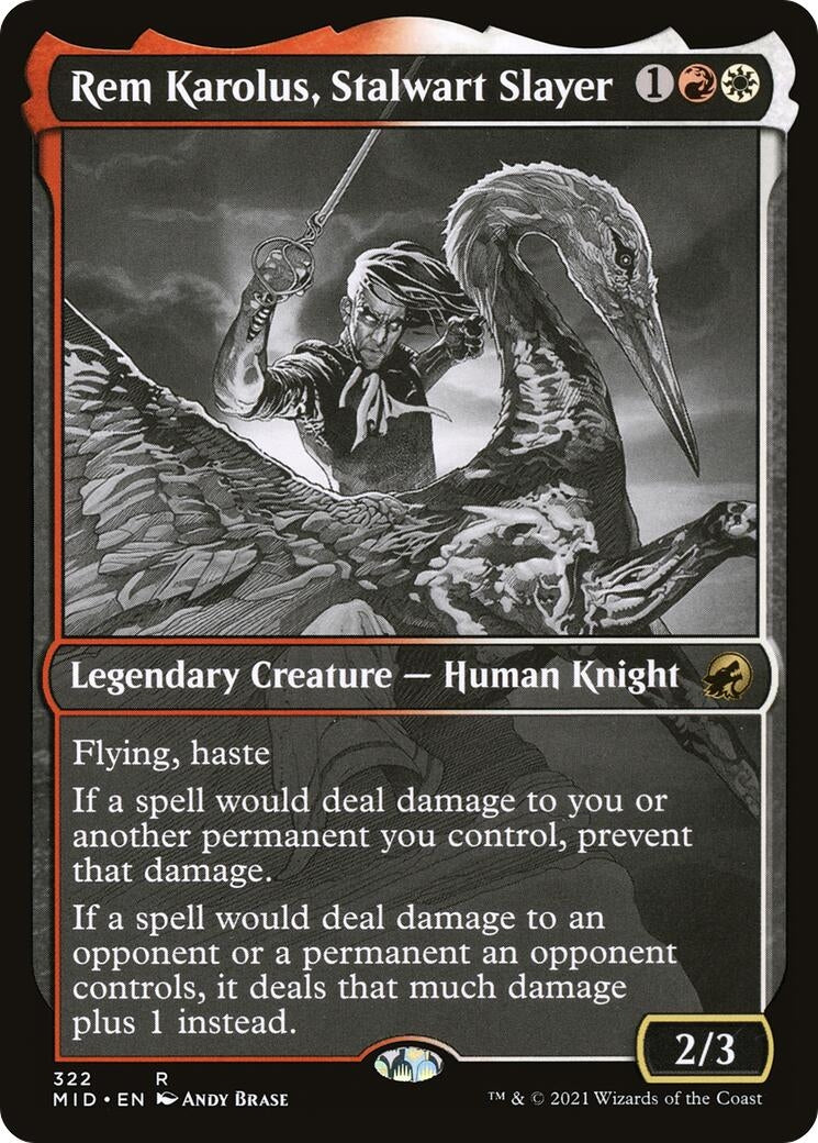 Image for Rem Karolus, Stalwart Slayer (Showcase) (322) (Innistrad: Midnight Hunt) - Magic: The Gathering