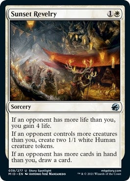Image for Sunset Revelry (38) (Innistrad: Midnight Hunt) - Magic: The Gathering