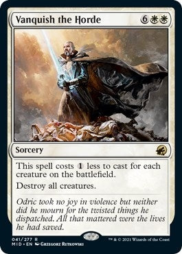 Image for Vanquish the Horde (41) (Innistrad: Midnight Hunt) - Magic: The Gathering