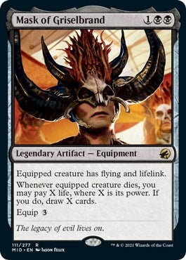Image for Mask of Griselbrand (111) (Innistrad: Midnight Hunt) - Magic: The Gathering