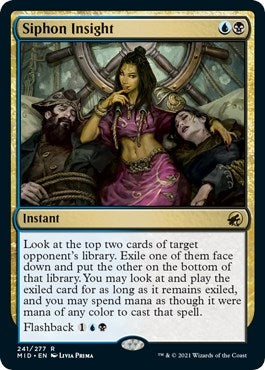 Image for Siphon Insight (241) (Innistrad: Midnight Hunt) - Magic: The Gathering