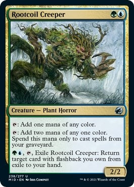 Image for Rootcoil Creeper (238) (Innistrad: Midnight Hunt) - Magic: The Gathering