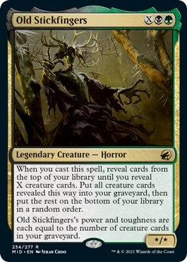Image for Old Stickfingers (234) (Innistrad: Midnight Hunt) - Magic: The Gathering
