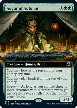Image for Augur of Autumn (Extended Art) (360) (Innistrad: Midnight Hunt) - Magic: The Gathering