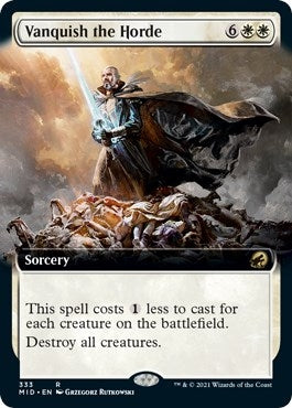 Image for Vanquish the Horde (Extended Art) (333) (Innistrad: Midnight Hunt) - Magic: The Gathering