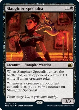 Image for Slaughter Specialist (122) (Innistrad: Midnight Hunt) - Magic: The Gathering