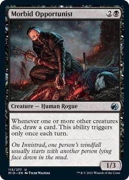 Image for Morbid Opportunist (113) (Innistrad: Midnight Hunt) - Magic: The Gathering