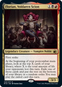 Image for Florian, Voldaren Scion (223) (Innistrad: Midnight Hunt) - Magic: The Gathering