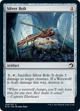 Image for Silver Bolt (258) (Innistrad: Midnight Hunt) - Magic: The Gathering