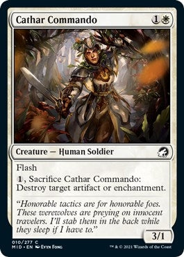 Image for Cathar Commando (10) (Innistrad: Midnight Hunt) - Magic: The Gathering