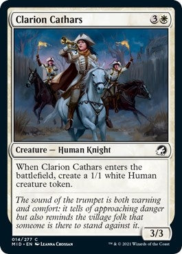 Image for Clarion Cathars (14) (Innistrad: Midnight Hunt) - Magic: The Gathering