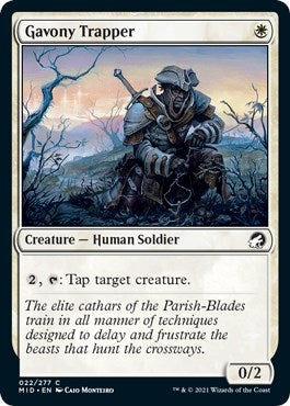 Image for Gavony Trapper (22) (Innistrad: Midnight Hunt) - Magic: The Gathering